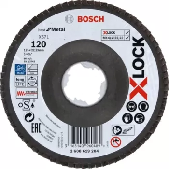 Bosch X-LOCK X571 BEST FOR METAL lihvketas