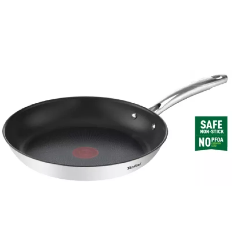 Universaalne pann Tefal DUETTO+ G7320434 24 cm — roostevaba teras, PFOA-vaba, must