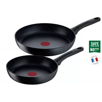 Praadimiskomplekt Tefal G28191, must, Mineralia+ mittenakkuva kattega, kaal 2,1 kg