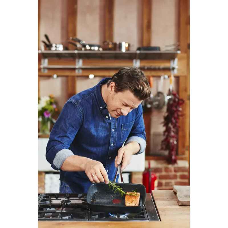 Tefal Jamie Oliver E24541 ruudukujuline 2,5 L must küpsetusvorm — põhja Ø 17,5 cm, suurus 290×458 mm