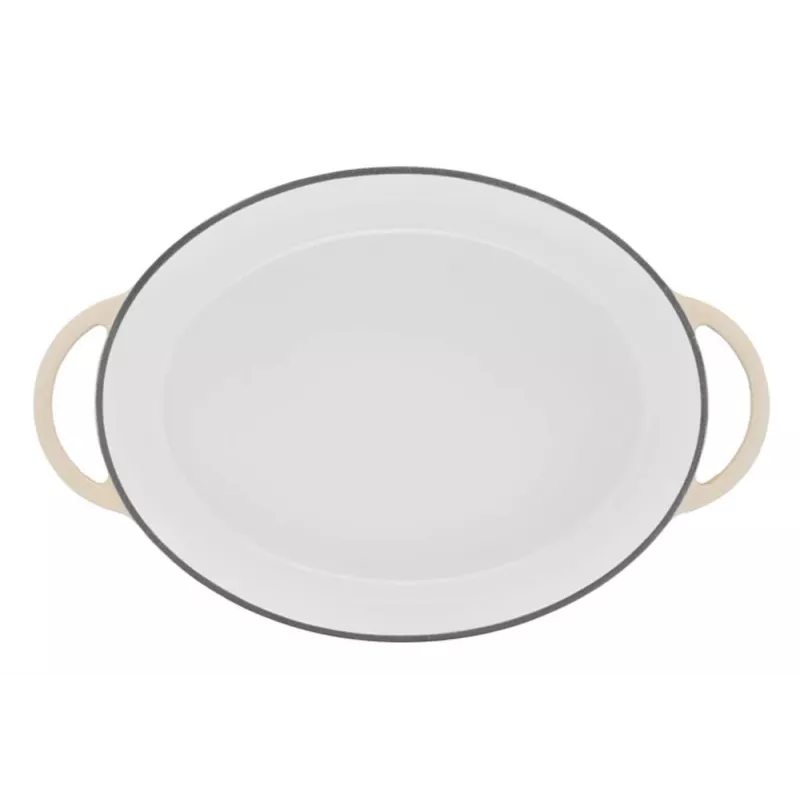 Tefal E25906 ovaalne beež malmist kööginõu, 34 cm diameeter, ovaalne kuju