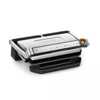 Kontaktgrill Tefal Optigrill+ XL GC727D10 — 2000 W, ristkülikukujuline metallkorpus, 445×365×175 mm