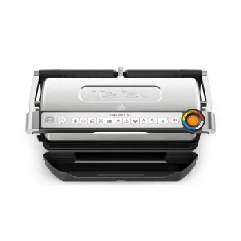 Kontaktgrill Tefal Optigrill+ XL GC727D10 — 2000 W, ristkülikukujuline metallkorpus, 445×365×175 mm