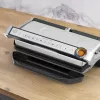 Kontaktgrill Tefal Optigrill+ XL GC727D10 — 2000 W, ristkülikukujuline metallkorpus, 445×365×175 mm