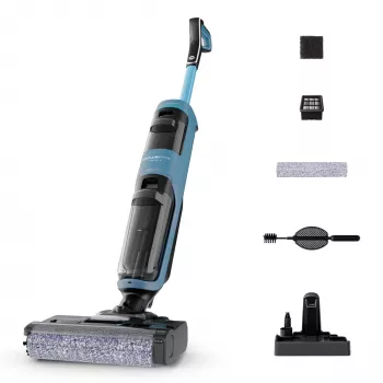 Rowenta X-Clean 2 GZ2271E0 kepptolmuimeja/elektrihari Aku Kuiv&märg Kotita Sinine
