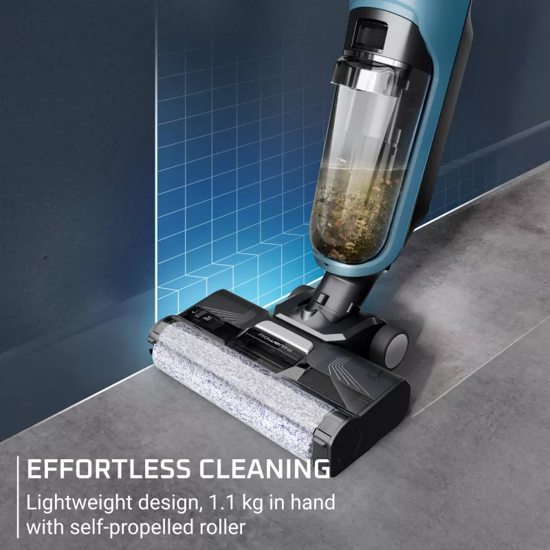 Rowenta X-Clean 2 GZ2271E0 kepptolmuimeja/elektrihari Aku Kuiv&märg Kotita Sinine