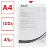 Esselte plastik Pockets A4 – Economy –, 210 x 297 mm (A4), Läbipaistev, Polüpropüleen (PP), Portree, Ülevalt, 230 mm