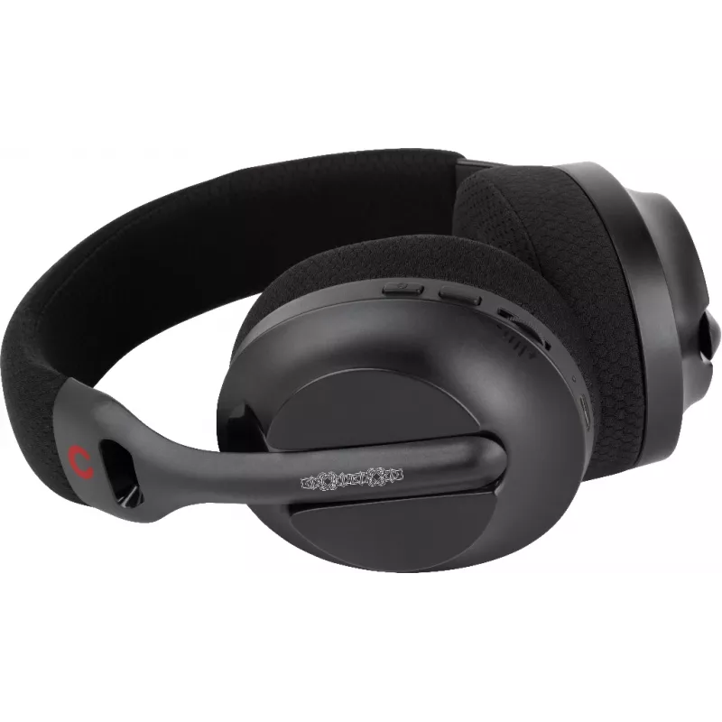 Konix PULSAR Peakomplekt juhtmega ja juhtmevaba Peapael Mängimine USB USB-C Bluetooth Must