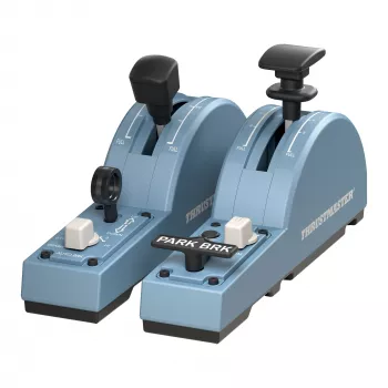 Thrustmaster TCA Quadrant Add-On Airbus Edition Must, Sinine Lennusimulaator Arvutile