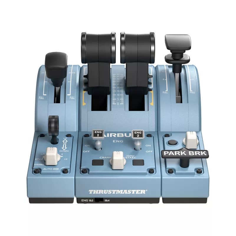 Thrustmaster TCA Quadrant Add-On Airbus Edition Must, Sinine Lennusimulaator Arvutile