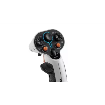 Thrustmaster Sol-R 2 HOSAS Space Sim Duo lennukang – juhtmega USB Type‑C, analoog/digitaalne, must/valge