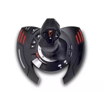 Thrustmaster T.Flight Stick X Must, Punane, Hõbedane USB Juhtkang Analoog PC, Playstation 3
