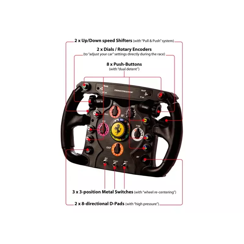 Thrustmaster Ferrari F1 Must RF rool Analoog PC, PlayStation 4, PlayStation 5, Playstation 3, Xbox