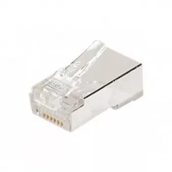 Hypertec 920850-HY juhtmepistik RJ45 Metallik, Läbipaistev