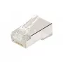 Hypertec 920850-HY juhtmepistik RJ45 Metallik, Läbipaistev