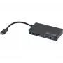 Hypertec 021308-HY liidesejaotur USB 3.2 Gen 1 (3.1 Gen 1) USB-C 5000 Mbit/s Must