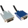 Hypertec 127711-HY VGA-kaabel 3 m DVI-A VGA (D-Sub) Must, sinine, valge