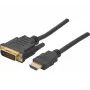 Hypertec 127891-HY videokaabli adapter 5 m HDMI Type A (Standard) DVI-D Must