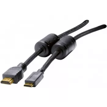 Hypertec 128271-HY HDMI-kaabel 2 m HDMI tüüp A (Standard) HDMI tüüp C (Mini) Must