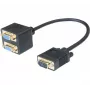 Hypertec 137036-HY VGA-kaabel 0,3 m VGA (D-Sub) 2 x VGA (D-Sub) Must