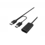 Hypertec 149221-HY USB-kaabel USB 2.0 20 m USB A 2 x USB A Must