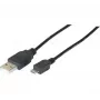 Hypertec 149690-HY USB-kaabel USB 2.0 0,5 m USB A Micro-USB B Must