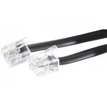 Telefonikaabel Hypertec 288100-HY 2 m Must RJ-11