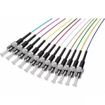 Hypertec 392256-HY kiudoptiline kaabel 2 m 12x ST Pigtail Mitmevärviline