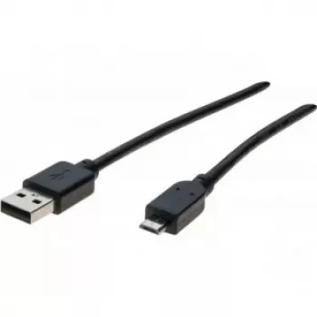 Hypertec 532452-HY USB-kaabel USB 2.0 0,5 m USB A Micro-USB B Must