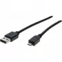 Hypertec 532452-HY USB-kaabel USB 2.0 0,5 m USB A Micro-USB B Must