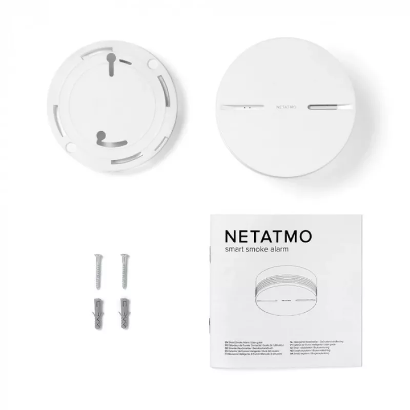 Netatmo NSA-DE nutikas suitsuandur fotoelektriline peegeldusandur ühendatav juhtmevaba ühendus