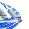 Oniverse USB-A USB-C kiirlaadimiskaabel LED-iga - 2 meetrit - valge (mitmeplatvormiline)