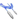Oniverse Micro-USB laadimiskaabel LEDiga - 2 meetrit - valge (multi platvorm)