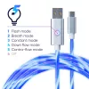 Oniverse Micro-USB laadimiskaabel LEDiga - 2 meetrit - valge (multi platvorm)