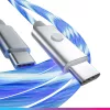 Oniverse USB-C–USB-C kiirlaadimiskaabel – 2 meetrit – LED (mitmeplatvormiline)