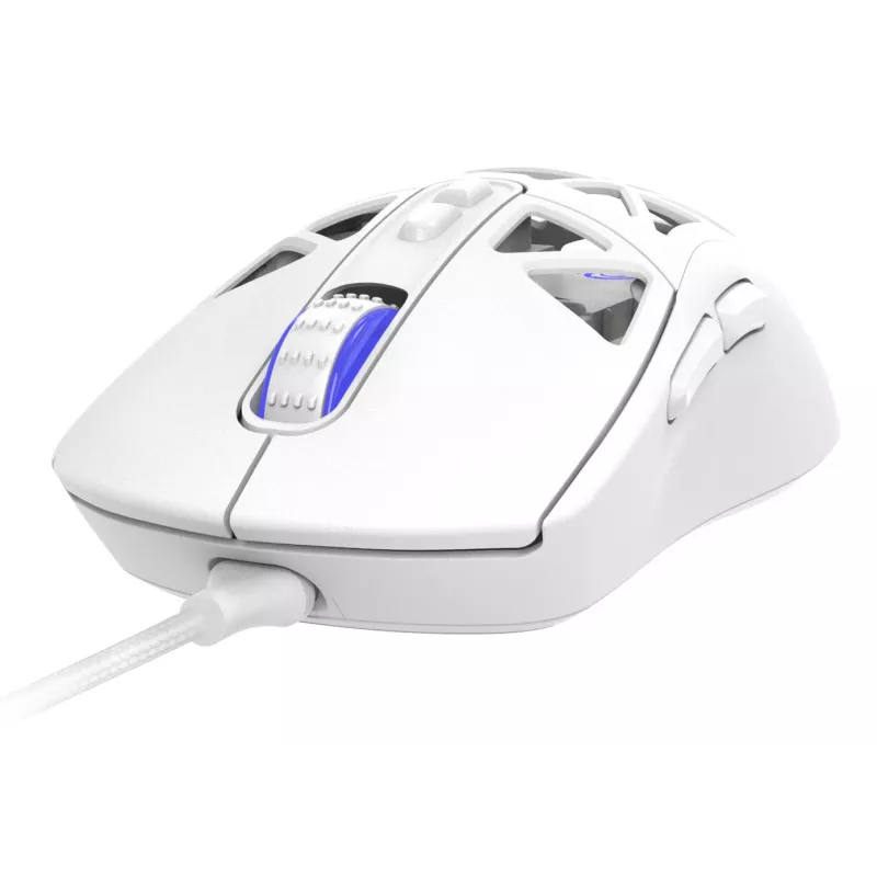 Oniverse - Juhtmega mängurihiir Kryo - Luxion Valge (PC), mõlemakäeline, optiline, USB Type-A, 13800 DPI, valge