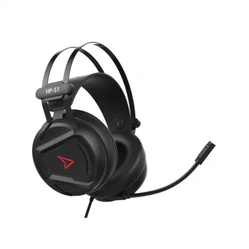 Steelplay Wired 3D Headset - Hp51 - Must (Multi), Juhtmega, Mängimine, 20 - 20000 Hz, 329 g, Peakomplekt, Must, Punane