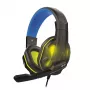 Steelplay HP47 Peakampel Juhtmega Peapael Mängimine Must, Kollane