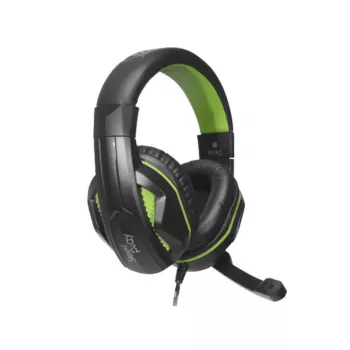 Steelplay juhtmega stereopeakomplekt – HP-45 – must/roheline (Xbox), juhtmega, mängimiseks, 20–20000 Hz, 274 g, peakomplekt, must, roheline