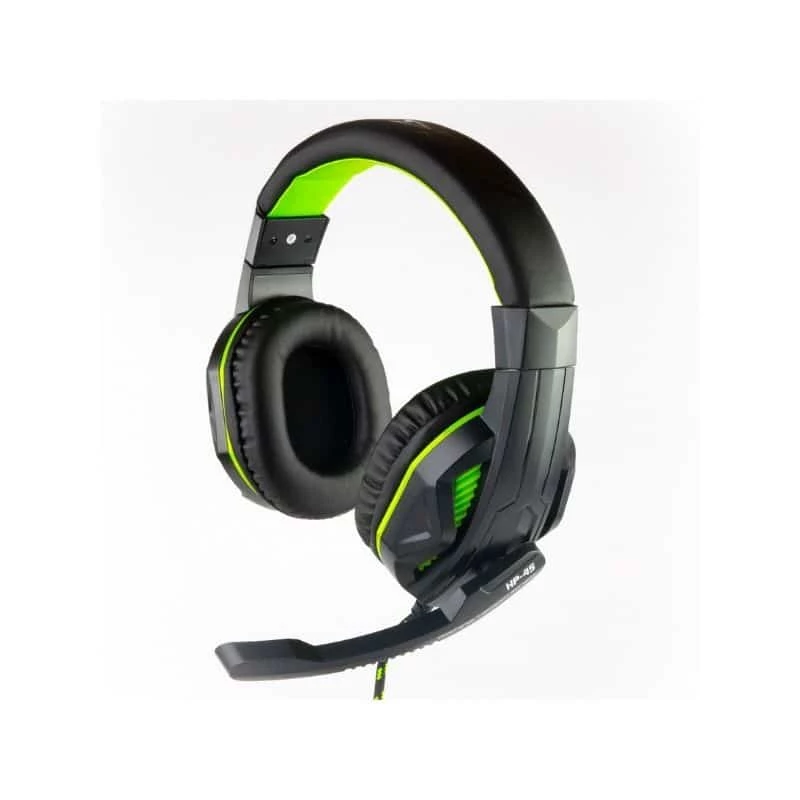 Steelplay juhtmega stereopeakomplekt – HP-45 – must/roheline (Xbox), juhtmega, mängimiseks, 20–20000 Hz, 274 g, peakomplekt, must, roheline