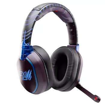 Lexip Madara “Destruction” Naruto Shippuden peakomplekt – Bluetooth, eemaldatava mikrofoniga – juhtmevaba PC-l, Nintendo Switchil, Androidil, iOS-il ja tahvelarvutil – juhtmega PS4-l, PS5-l ja Xboxil