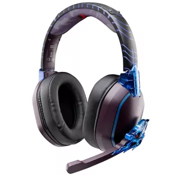 Lexip Madara “Destruction” Naruto Shippuden peakomplekt – Bluetooth, eemaldatava mikrofoniga – juhtmevaba PC-l, Nintendo Switchil, Androidil, iOS-il ja tahvelarvutil – juhtmega PS4-l, PS5-l ja Xboxil