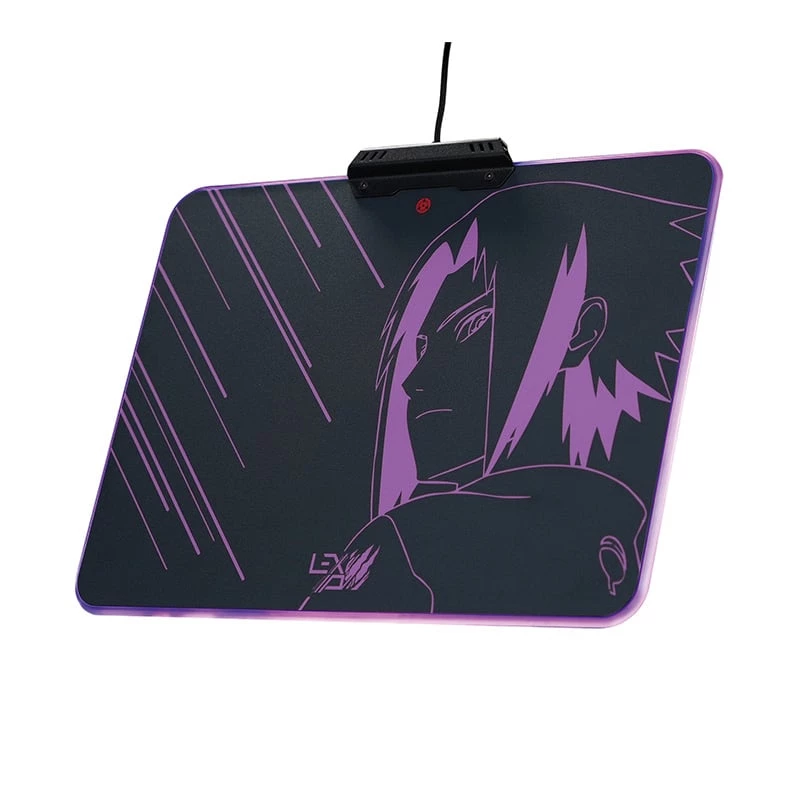 Lexip Sasuke “Revenge” Naruto Shippuden hiirematt – jäiga mikro-tekstuuriga pinna ja RGB-valgustusega