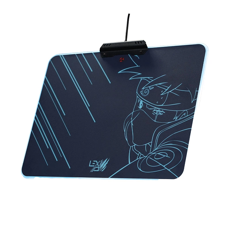 Lexip Kakashi “Kamui” Naruto Shippuden hiirematt – jäiga mikro-tekstuuriga pinna ja RGB-valgustusega