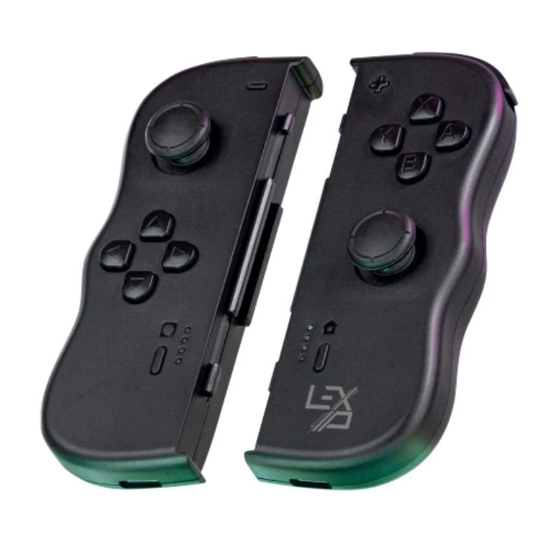 Lexip Adventure Twinpads Must (Switch), mängupult, Nintendo Switch, Nintendo Switch OLED, jäädvustamisnupp, D-pad, avakuva nupp, analoog / digitaalne, juhtmevaba, Bluetooth