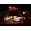 Lexip X Ubisoft - Assassin's Creed - Shadows hiirematt, must, kuldne, punane, valge, pilt, USB-toitega, mängurihiirematt