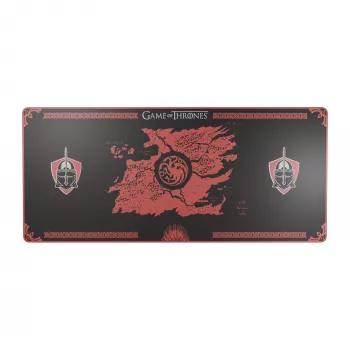 Lexip HBO Game of Thrones - Targaryen Edition mänguhiirematt Must, Punane