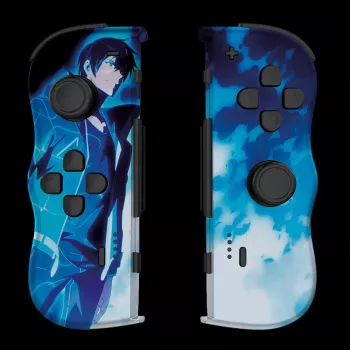 Lexip X CRUNCHYROLL - SUNG JIN-WOO TWIN PADS WL, mängupult, Nintendo Switch 2, D-pad, suunaklahvid, analoog / digitaalne, juhtmevaba, sinine, valge