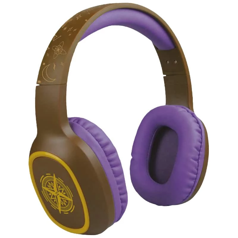 Steelplay Adventure Magic Peakomplekt (Switch/PC/Mac/mobiil), juhtmega ja juhtmevaba, mängimine, 20 - 20000 Hz, 175 g, peakomplekt, pruun, lilla