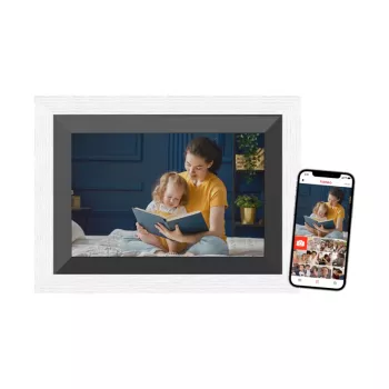 Braun DigiFrame 10B digitaalne pildiraam Must, Valge 25,6 cm (10,1-tolline) puuteekraan Wi-Fi